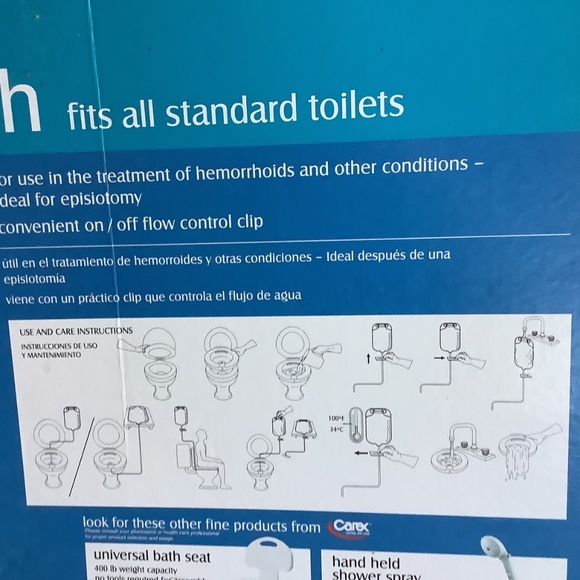 Carex Sitz bath for comfort and relief ; new including box. Never used. - Picture 4 of 6